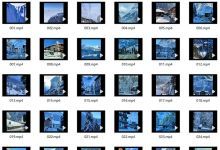 【304款】国外冬季雪山雪景唯美治愈风景短视频素材
