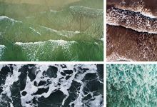 【135款】海浪波涛冲击海岸岩石沙滩风景视频素材