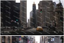 【620款】第一视角路上开车风景视频素材